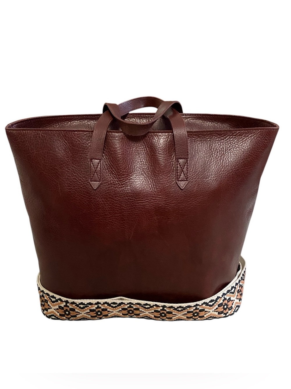 Madewell The transport dark cabernet leather satchel